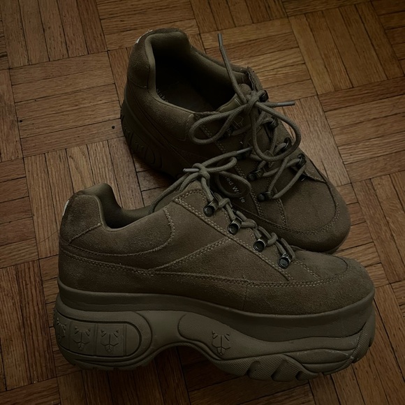 Naked Wolfe Sporty Taupe Suede Sneakers - Picture 5 of 6